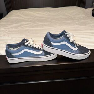 Vans Navy and White Classic Sneakers